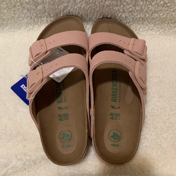 Birkenstock Shoes - WOMENS BIRKENSTOCK ARIZONA VEGAN CANVAS SANDALS SIZE 40/9 NWT!